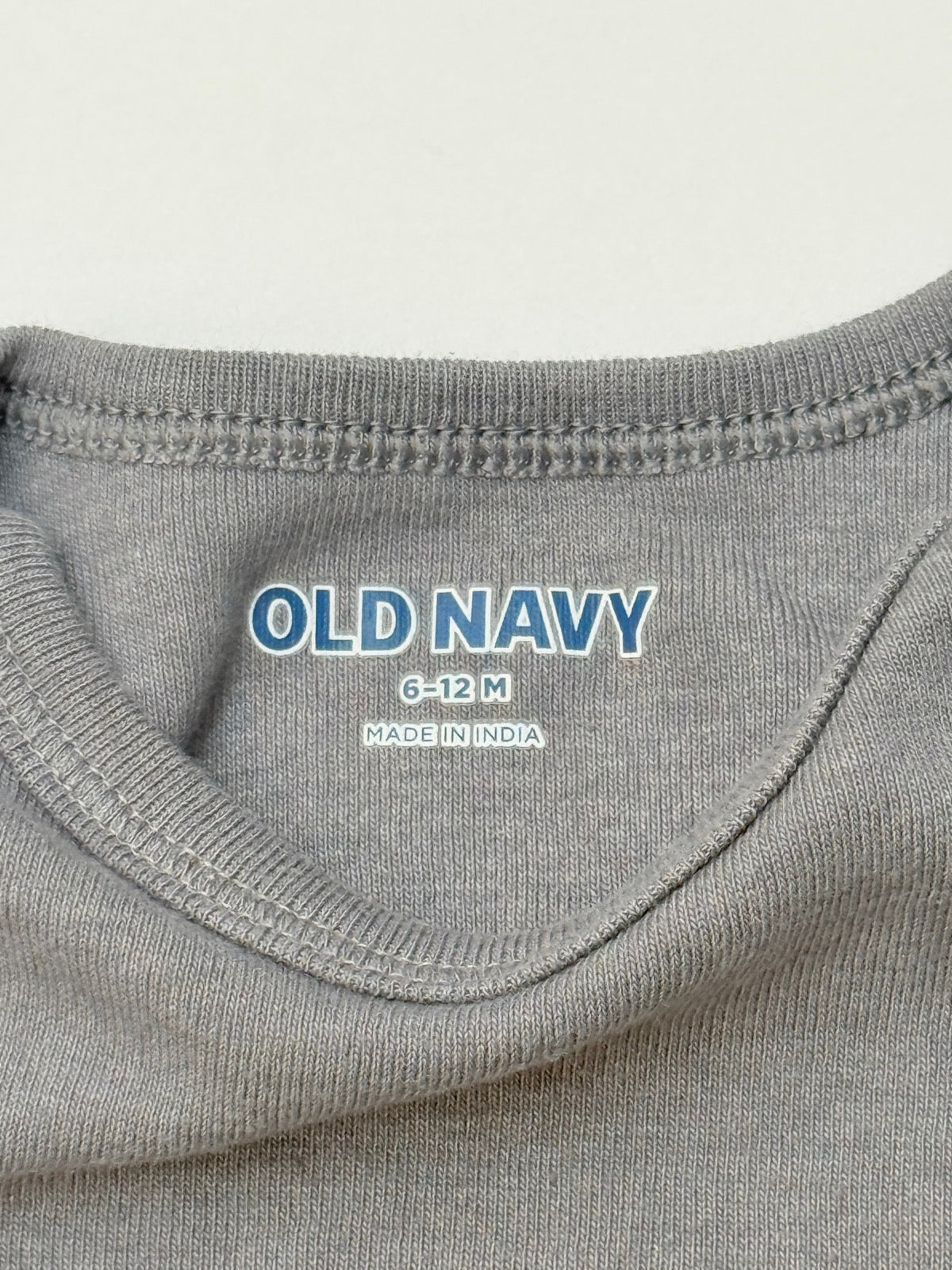Old Navy Gray Bodysuit Size 6-12M