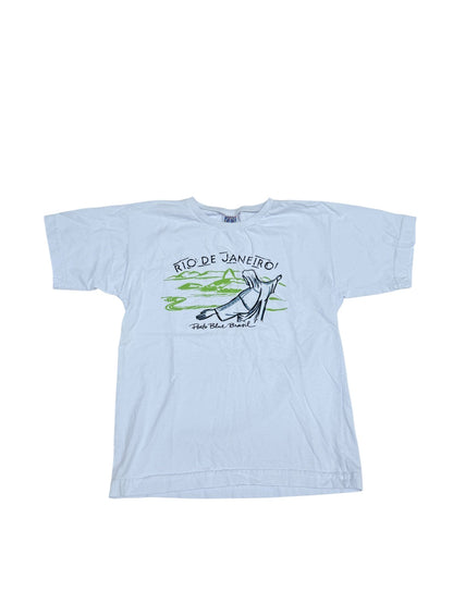 Porto Blue Brasil Rio De Janeiro T-Shirt Size 8