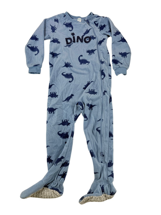 Pekkle Dino Fleece Footed Sleeper 4T