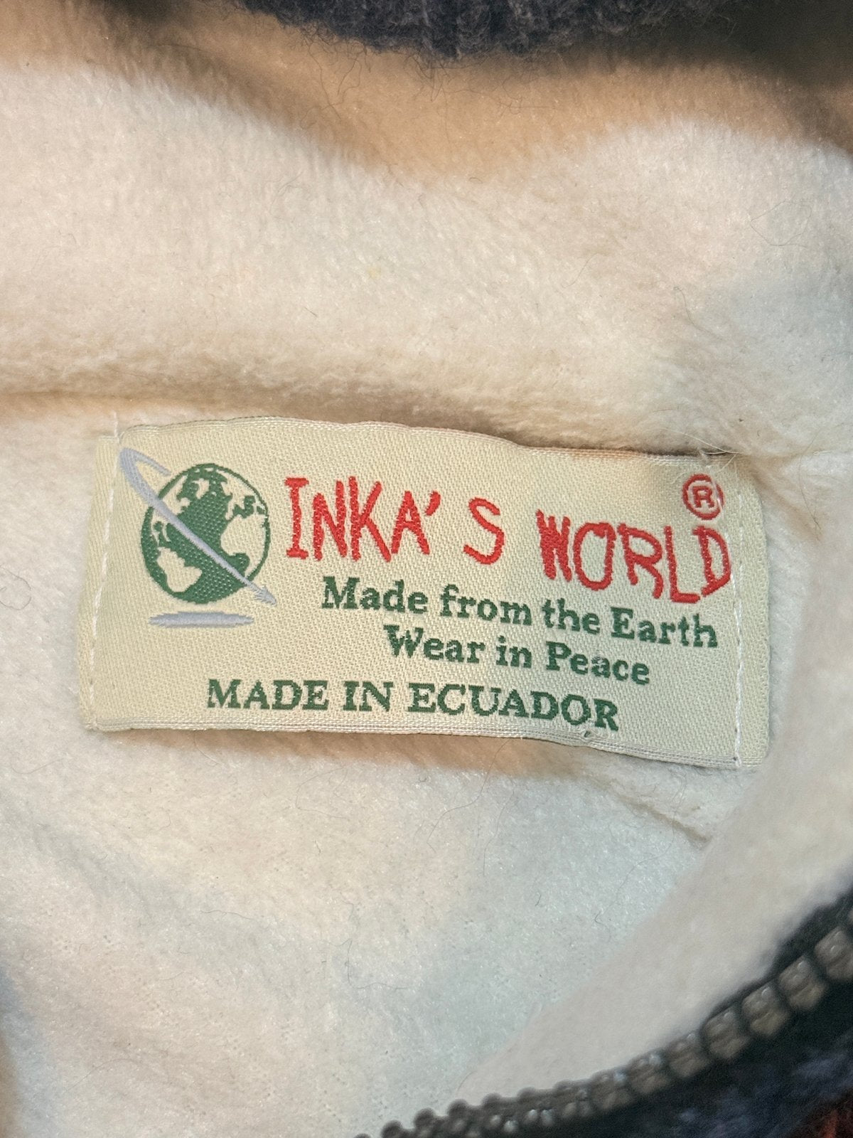Inka's World Knit Zip-Up Hooded Cardigan 4/5Y