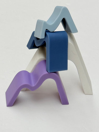 Silicone Mountain Stacking Toy Set