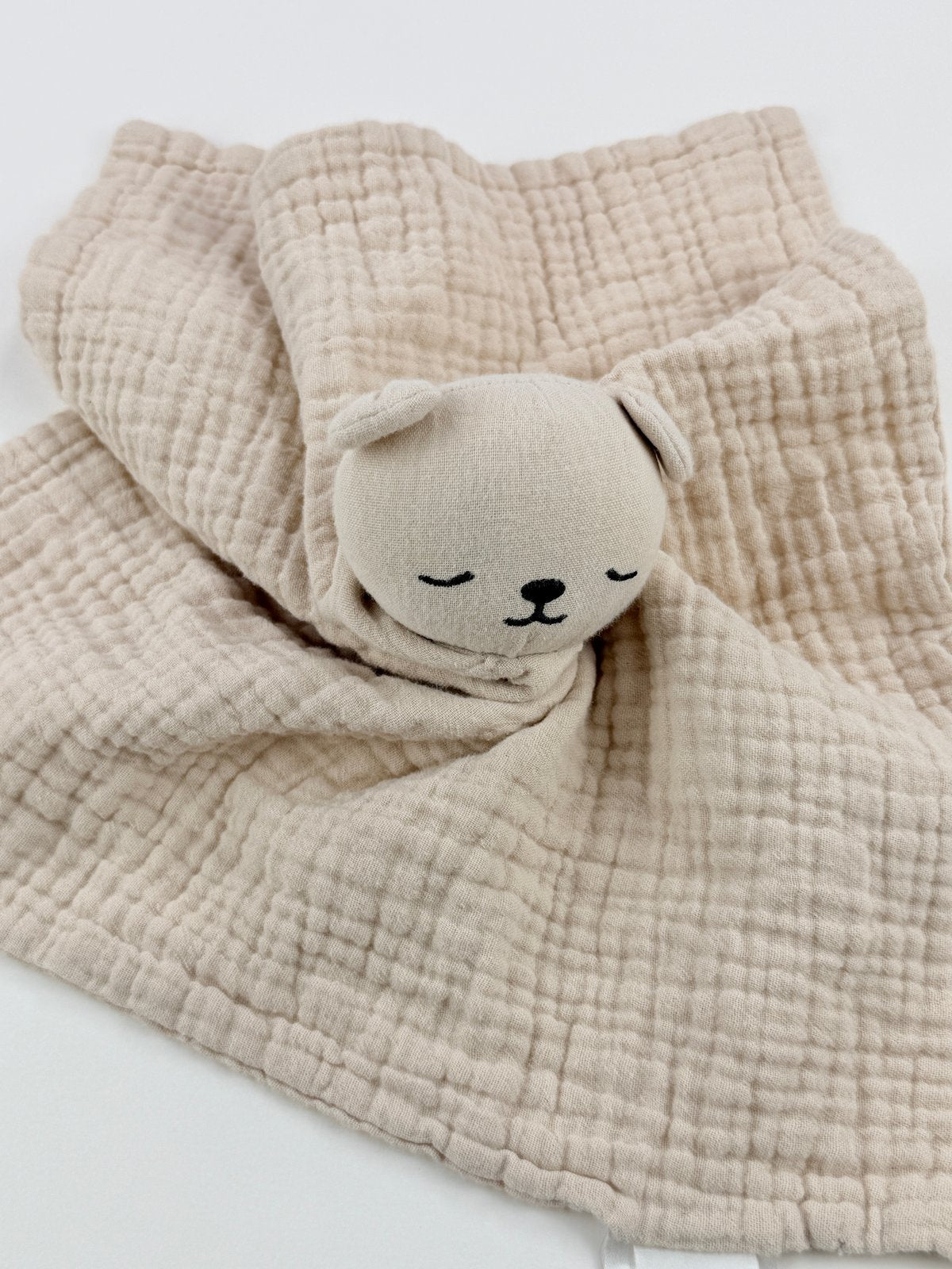 H&M Home Bear Muslin Lovey Blanket