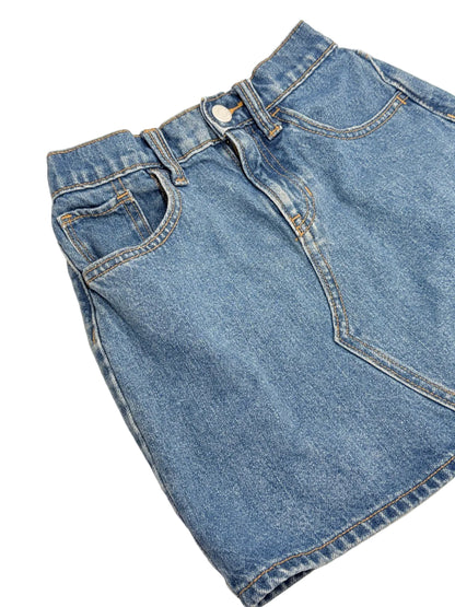 Old Navy Blue Denim Mini Skirt Size 8