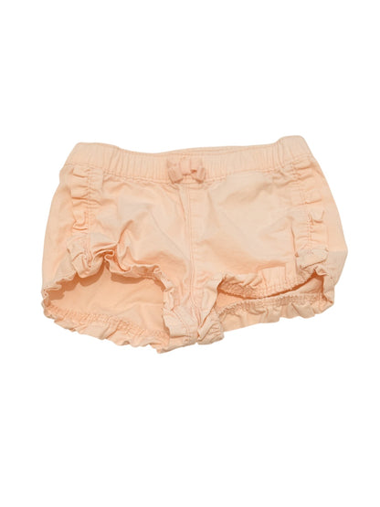 Old Navy Peach Ruffle Shorts 12-18M