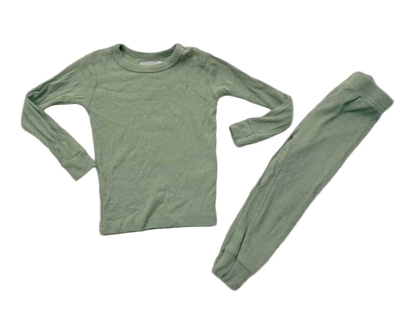 Petit Lem Sleep Ribbed Pajama Set Size 2