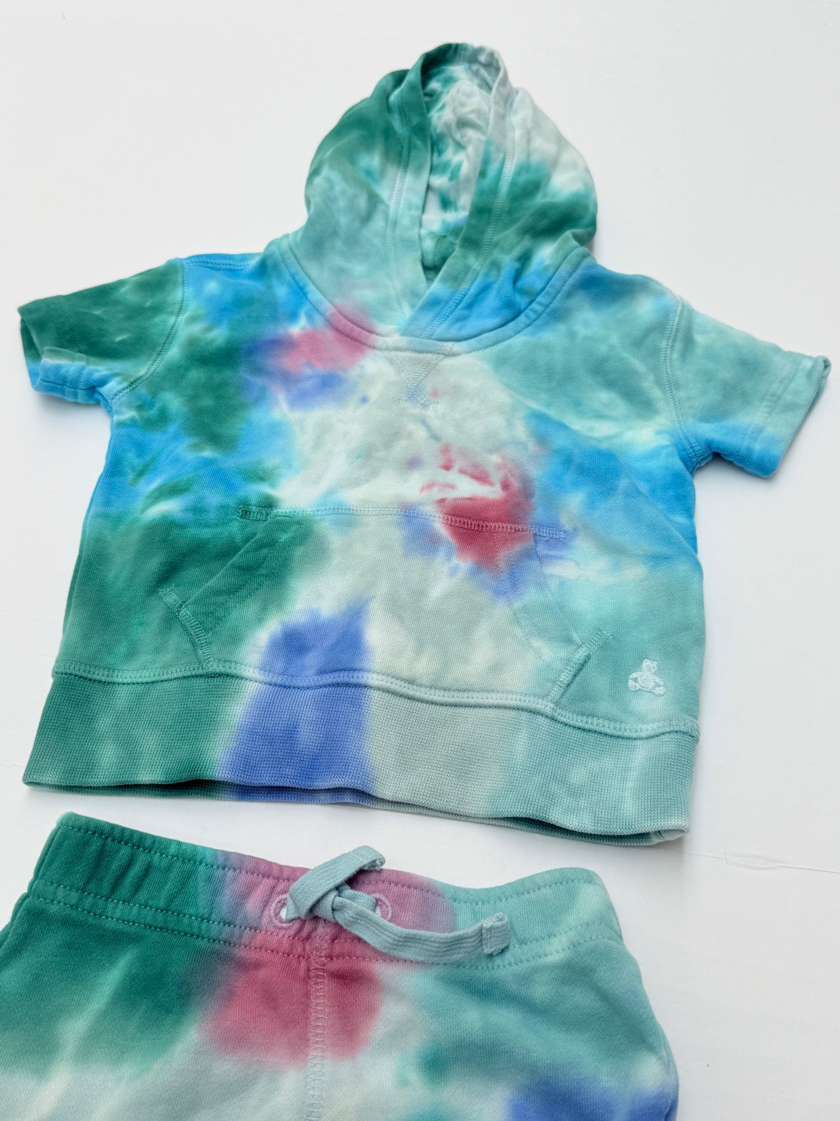 Baby Gap Tie-Dye Hoodie Shorts Set 12-18M