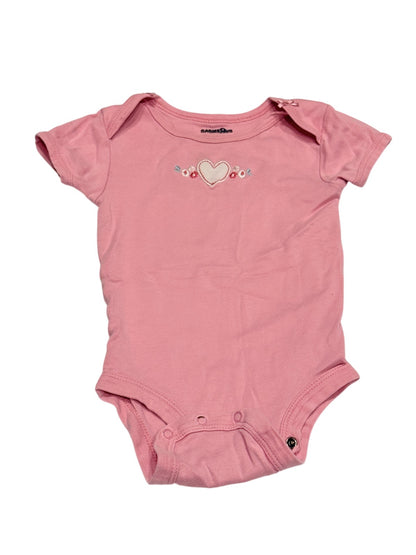 Babies R Us Pink Heart Bodysuit 12m