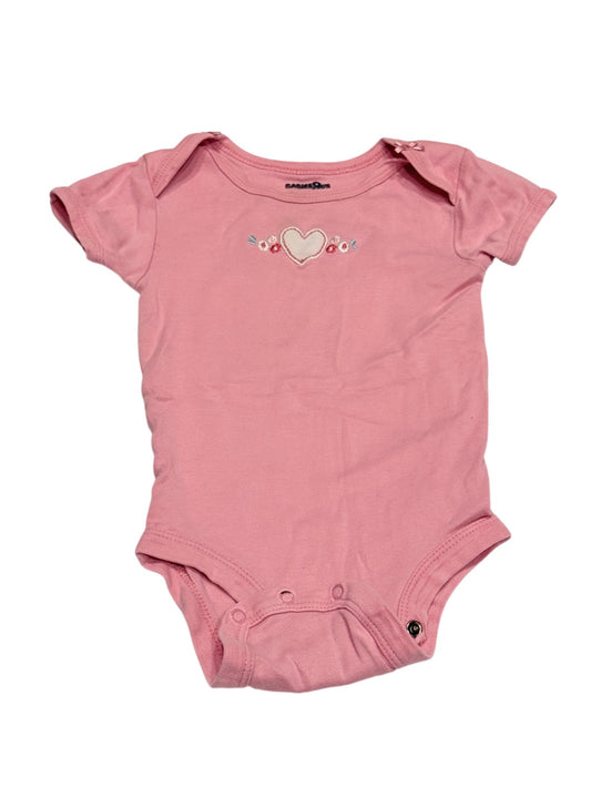 Babies R Us Pink Heart Bodysuit 12m