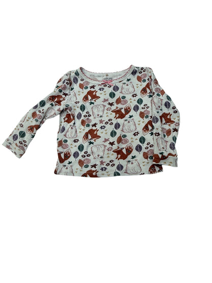 Cutie Pie Dreamers Woodland Print Long Sleeve Shirt 3T