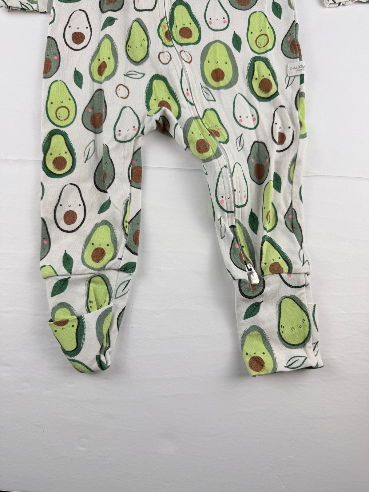 Loulou Lollipop Avocado Zip Sleeper 12-18M