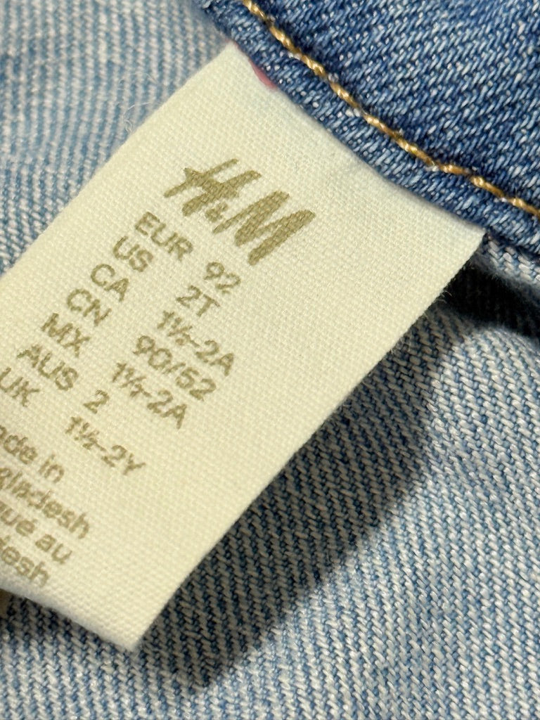 H&M - Soft Jacket Denim style Jacket 1.5-2T