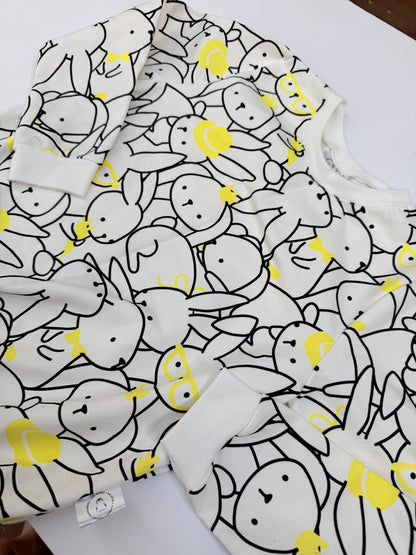 Ole Design Bunny Sweatshirt 5 6 Years