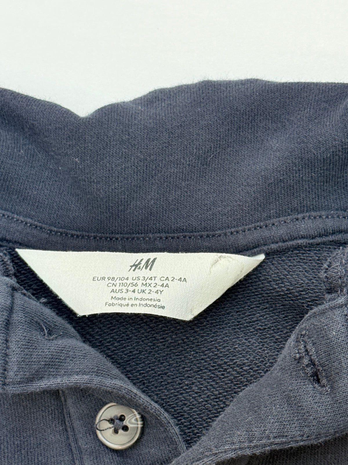 H&M Navy Sweatshirt Size 2-4