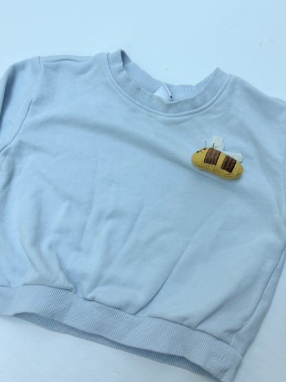 Old Navy Blue Bee Sweatshirt 6-12M