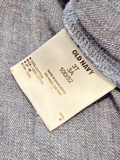 Old Navy Denim Button-Up Shirt 3T
