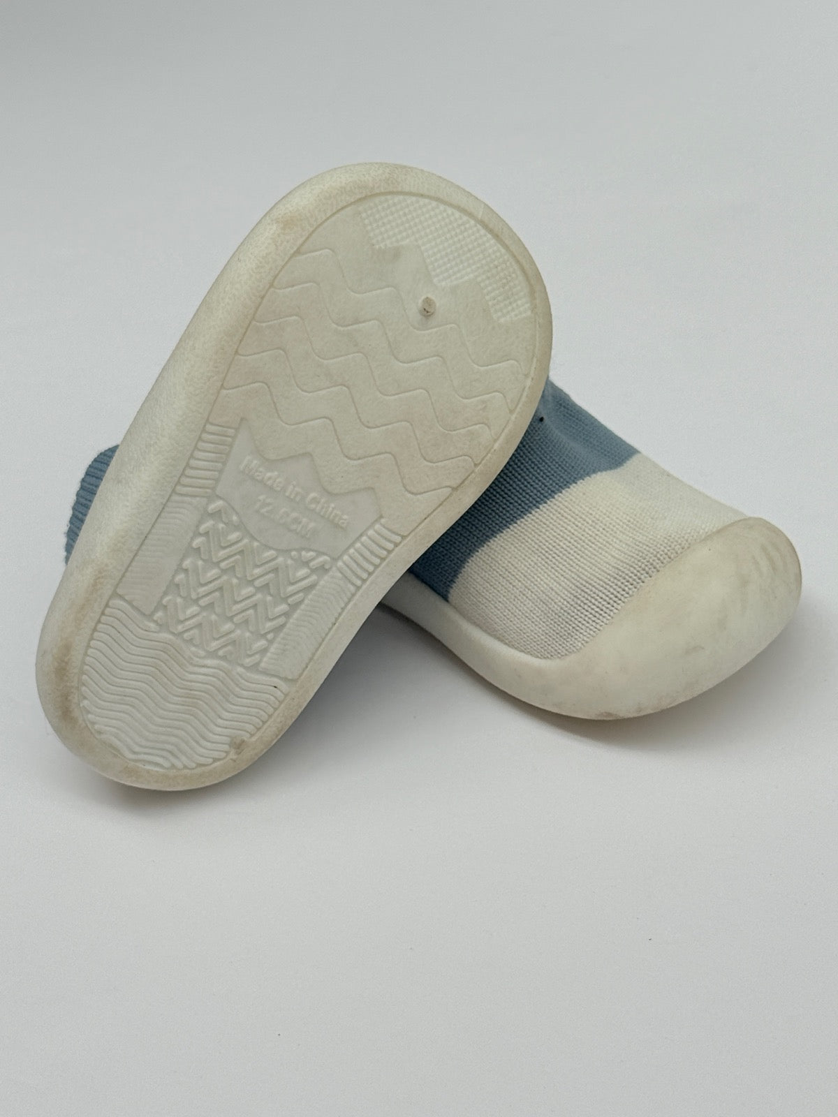 Blue Knit Sock Shoes 12.5cm