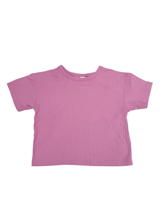 Joe Fresh Pink Ribbed T-Shirt 4T