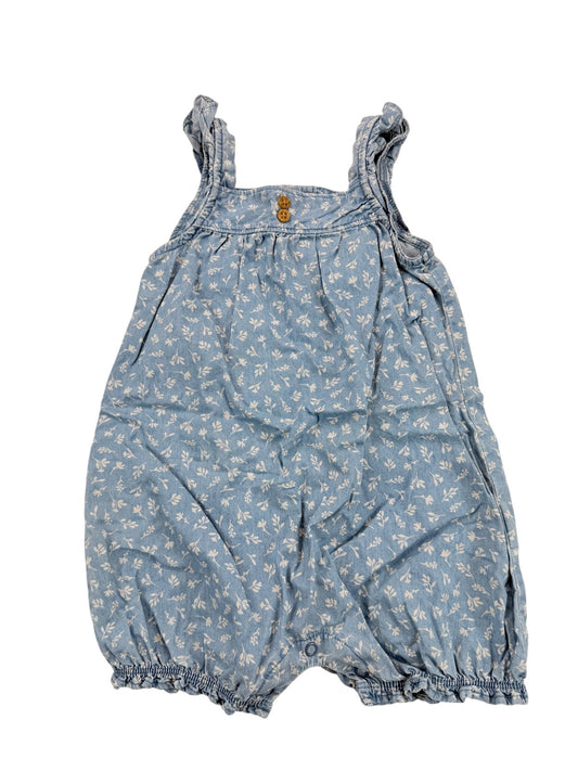 Carter's Floral Chambray Romper 18M