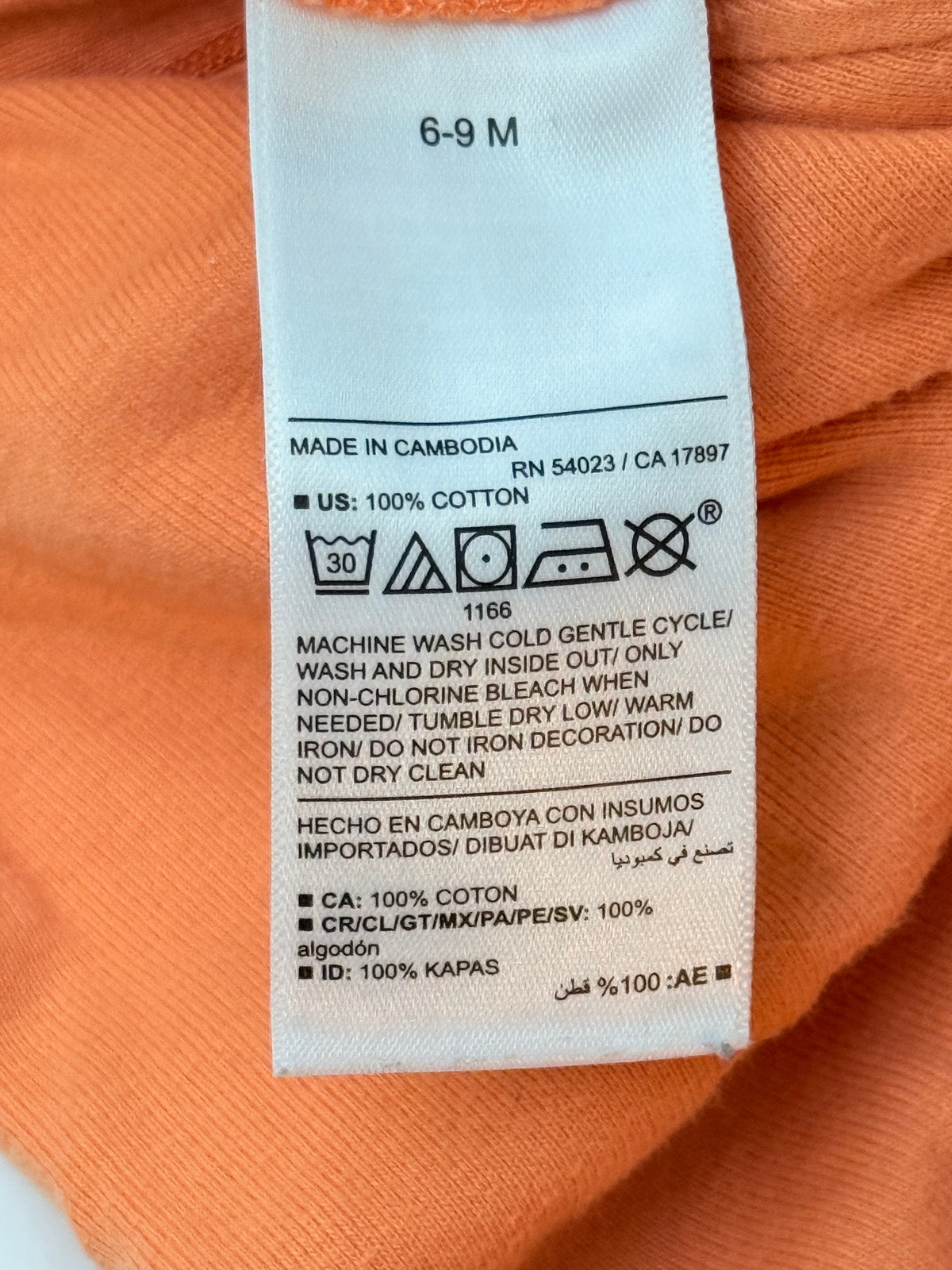Old Navy Pumpkin Footed Sleeper 6-9M