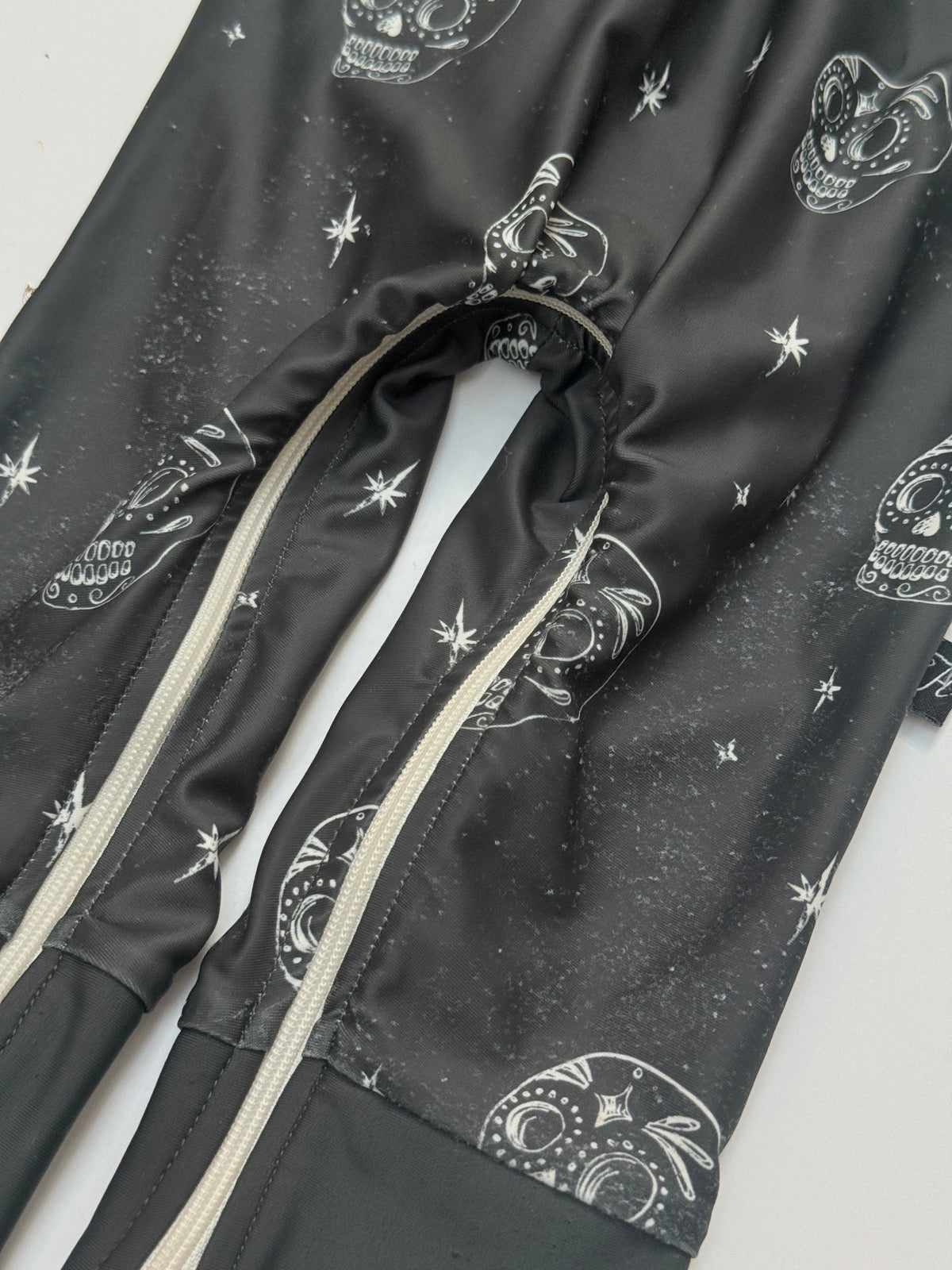 Skull Print Long Sleeve Swimsuit 12-18M