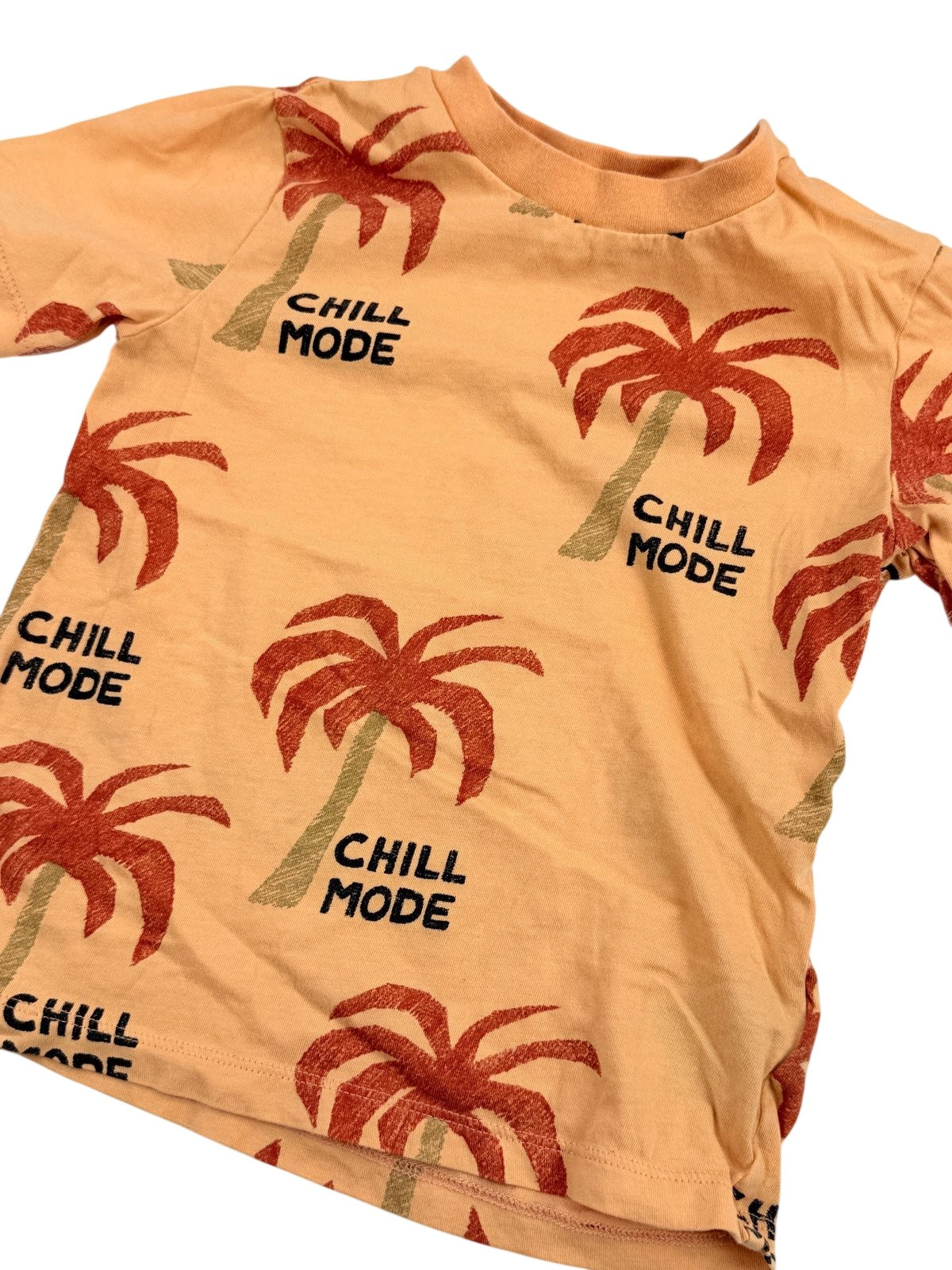 H&M Palm Tree Chill Mode T-Shirt Size 2-4Y
