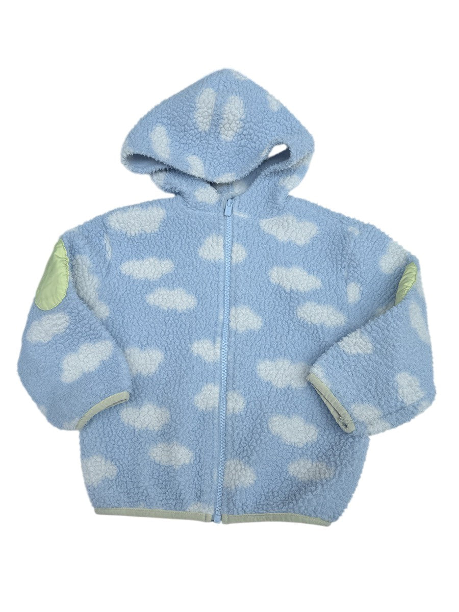 Old Navy Sherpa Fleece Cloud Print Jacket 5T