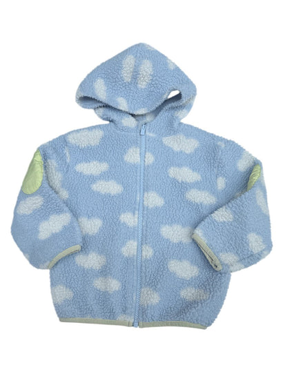 Old Navy Sherpa Fleece Cloud Print Jacket 5T