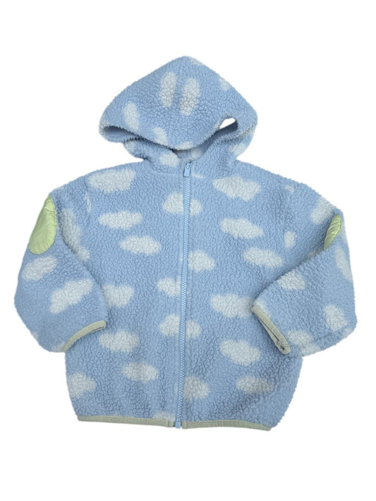 Old Navy Sherpa Fleece Cloud Print Jacket 5T