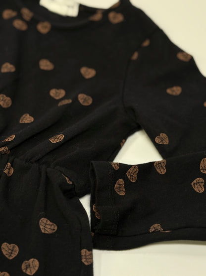 Miles The Label Basketball Heart Dress 2Y