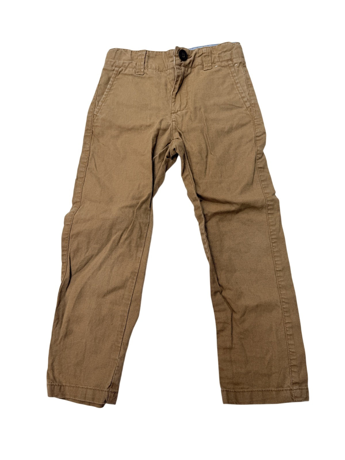 Gymboree Prep Fit Khaki Linen Pants Size 5