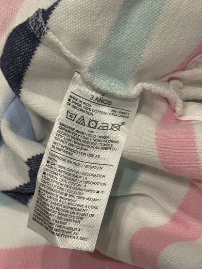 Janie and Jack Striped Polo Madras Shorts Set Size 3