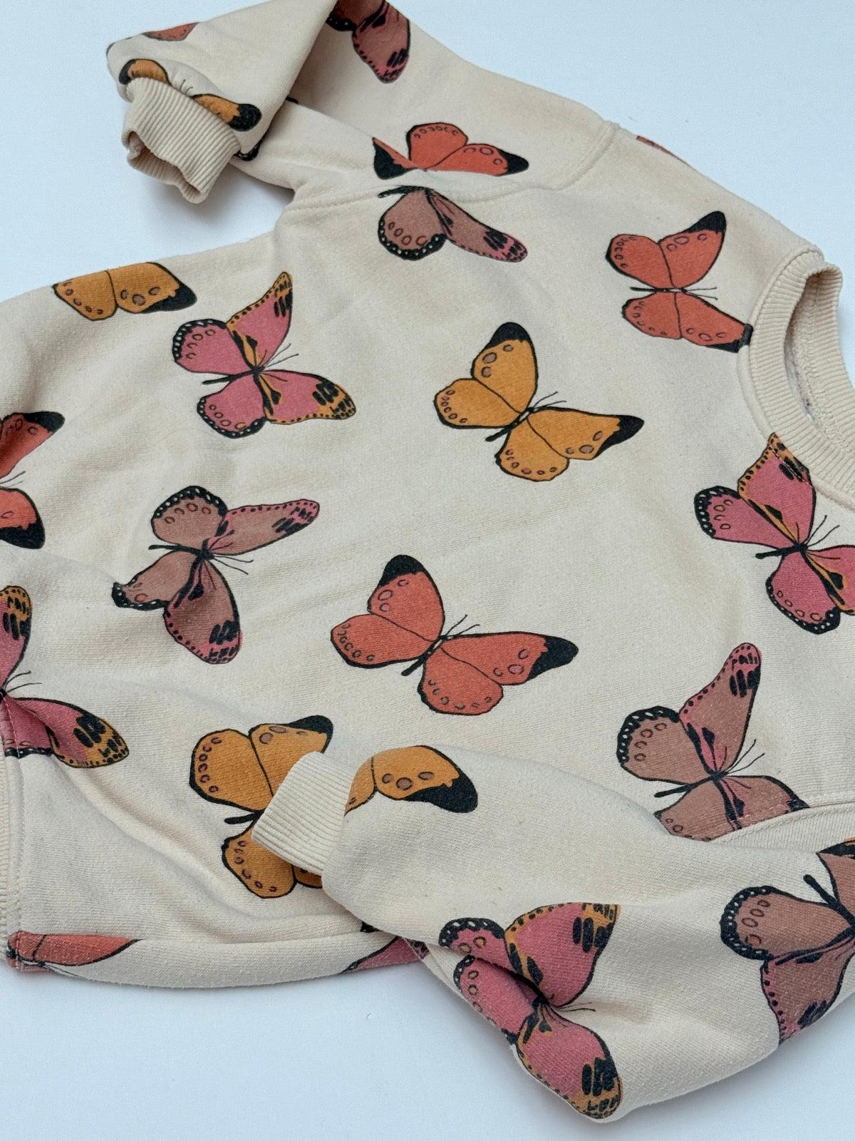 Zara Butterfly Print Sweatshirt 2-3Y