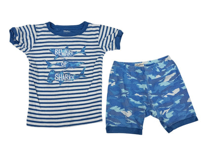 Hatley Beware of Sharks Pajama Set Size 5