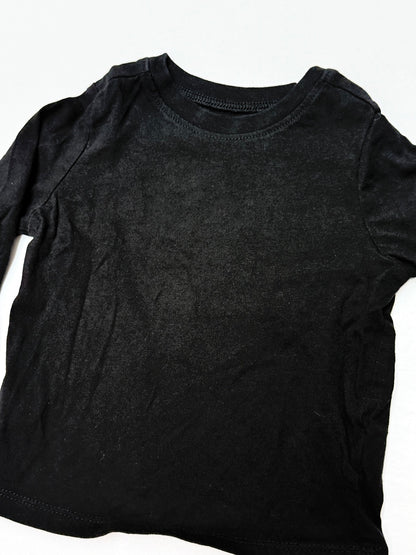 Old Navy Black Long Sleeve T-Shirt 12-18M