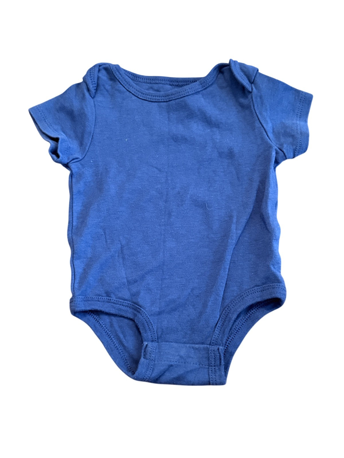 Rococo Blue Short Sleeve Bodysuit 12M