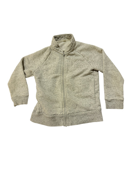 Heather Gray Zip-Up Sweatshirt Size 4-5Y