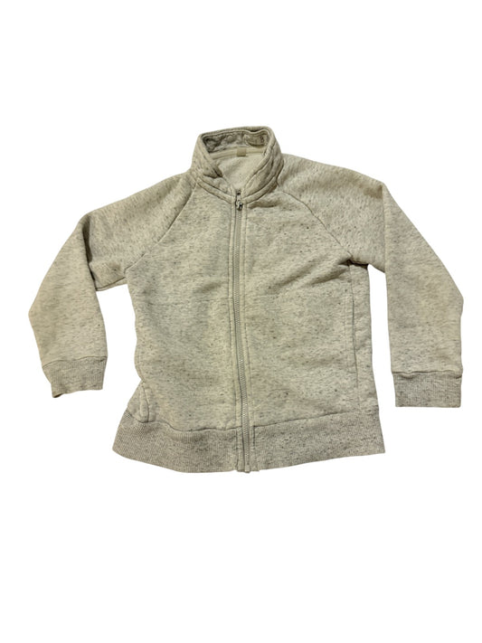 Heather Gray Zip-Up Sweatshirt Size 4-5Y