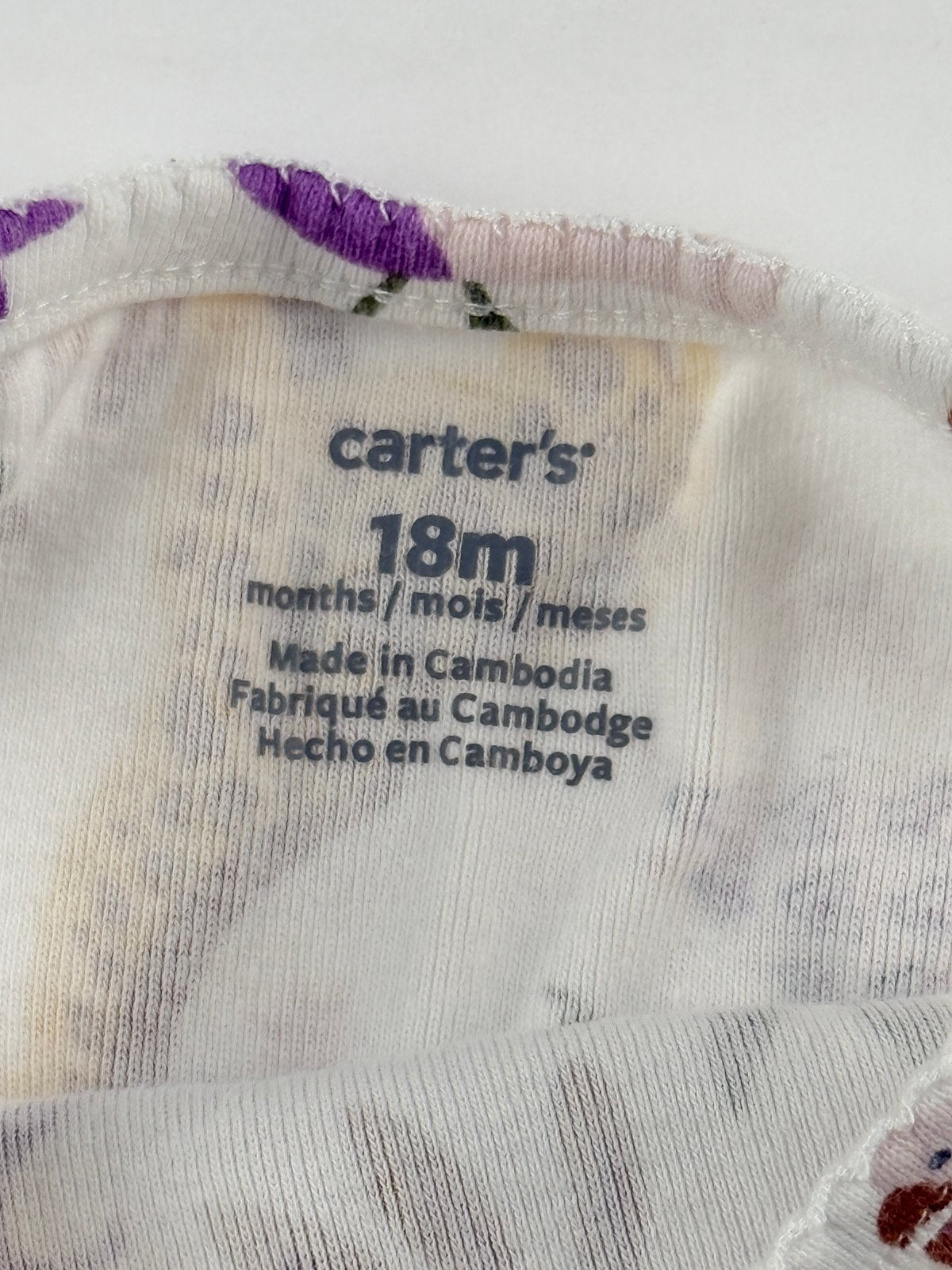 Carter's Animal Print Bodysuit 18M
