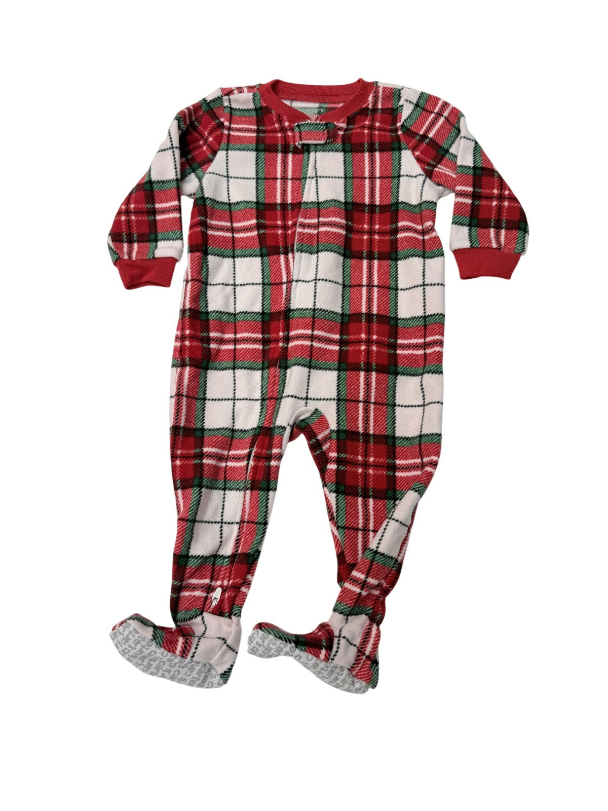 Carter's Plaid Fleece Footed Sleeper 12M