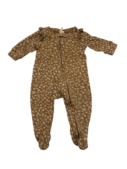 Gap Floral Zip Footed Sleeper 0-3M