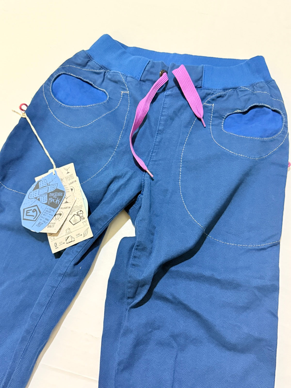 NWT - E9 Blue Climbing Pants 8Y