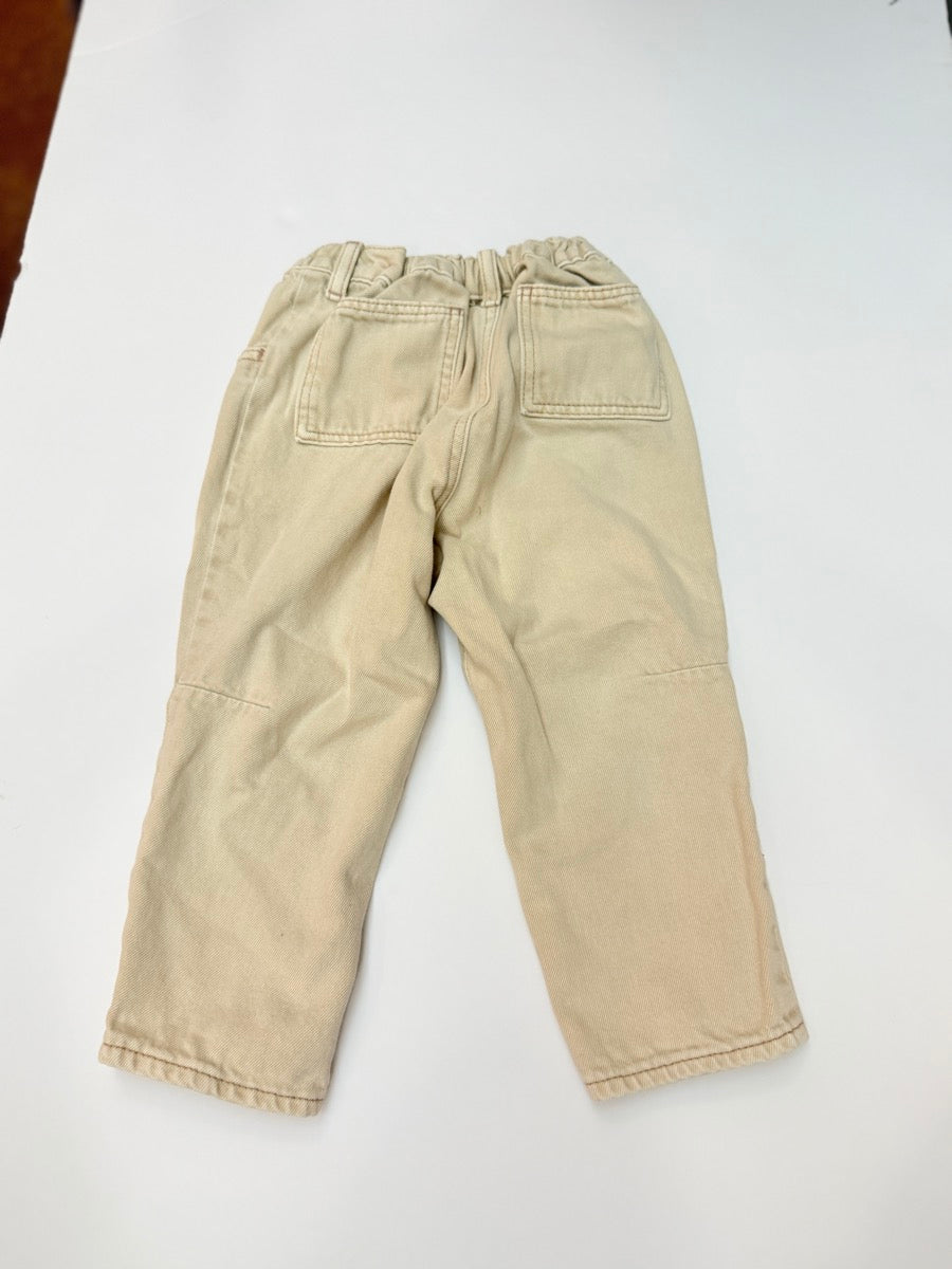 H&M Beige Cargo Pants 2T
