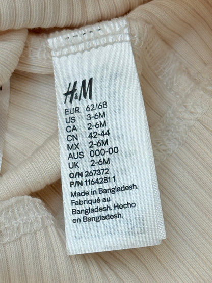 H&M Ribbed Bear Ear Beanie 2-6M