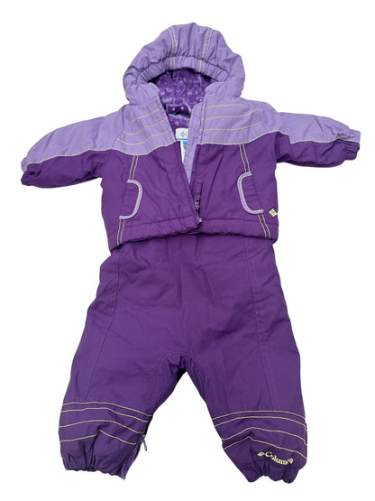 Columbia Purple Snowsuit Set 6 Months