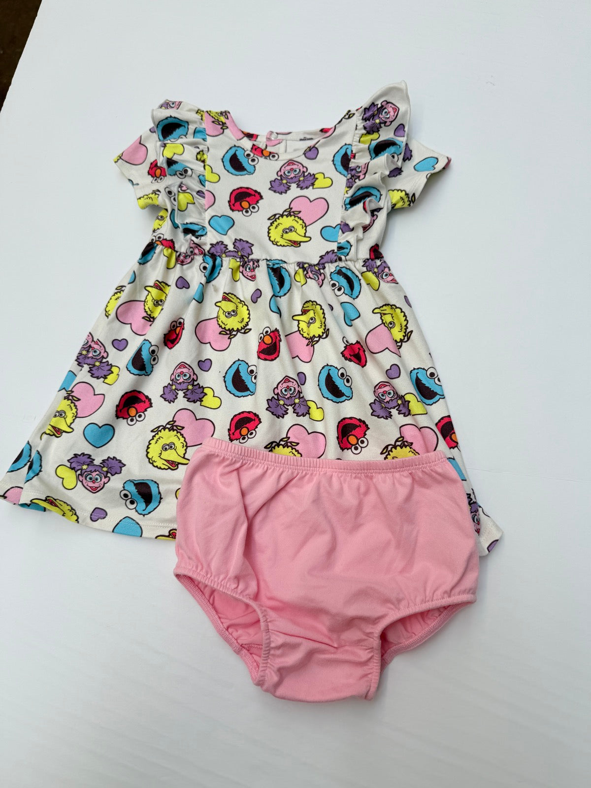 Sesame Street Dress Bloomer Set 18M