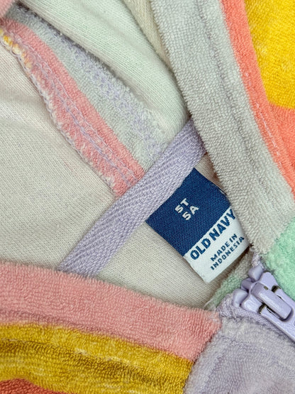 Old Navy Rainbow Stripe Terry Coverup Size 5T