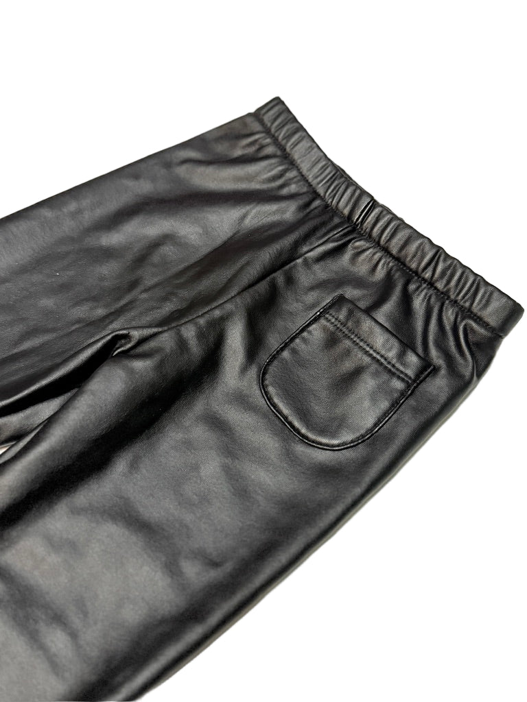 Zara Faux Leather leggings 5Y