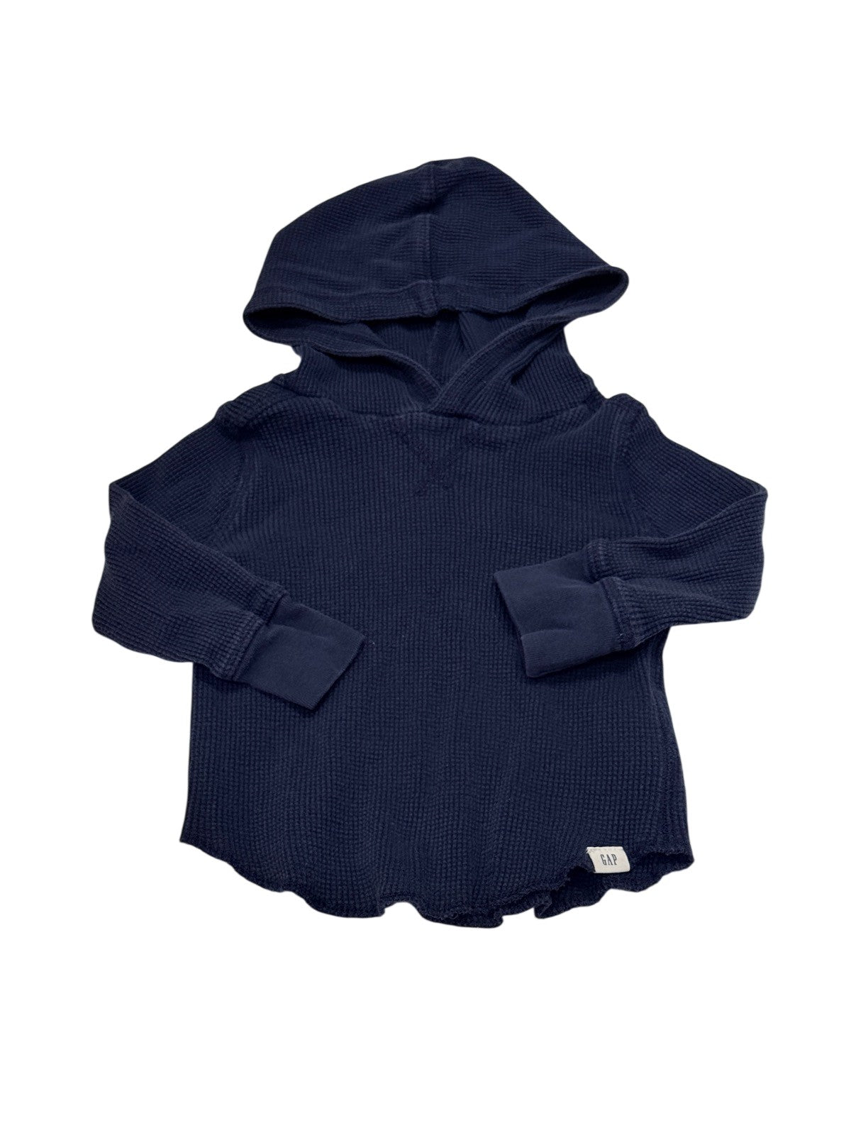 Baby Gap Navy Waffle Hoodie 12-18m