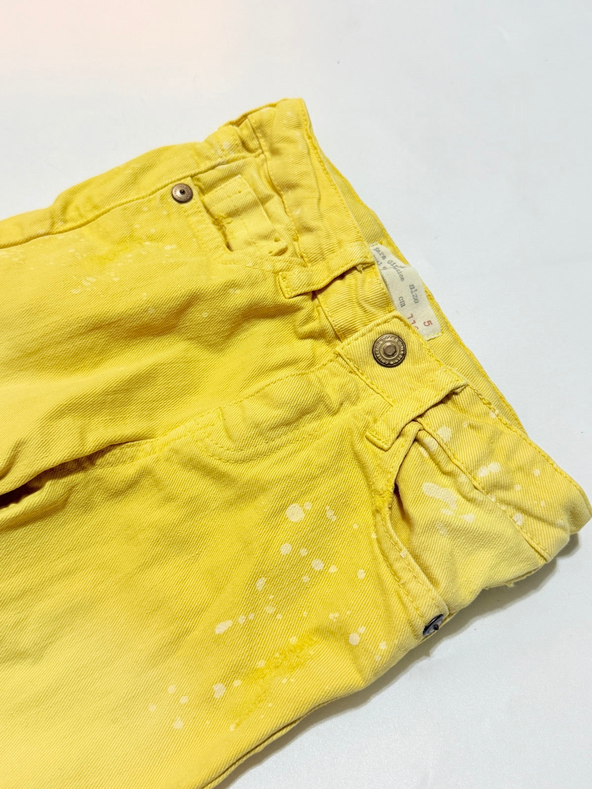 Zara Girls Yellow Skinny Jeans Size 5