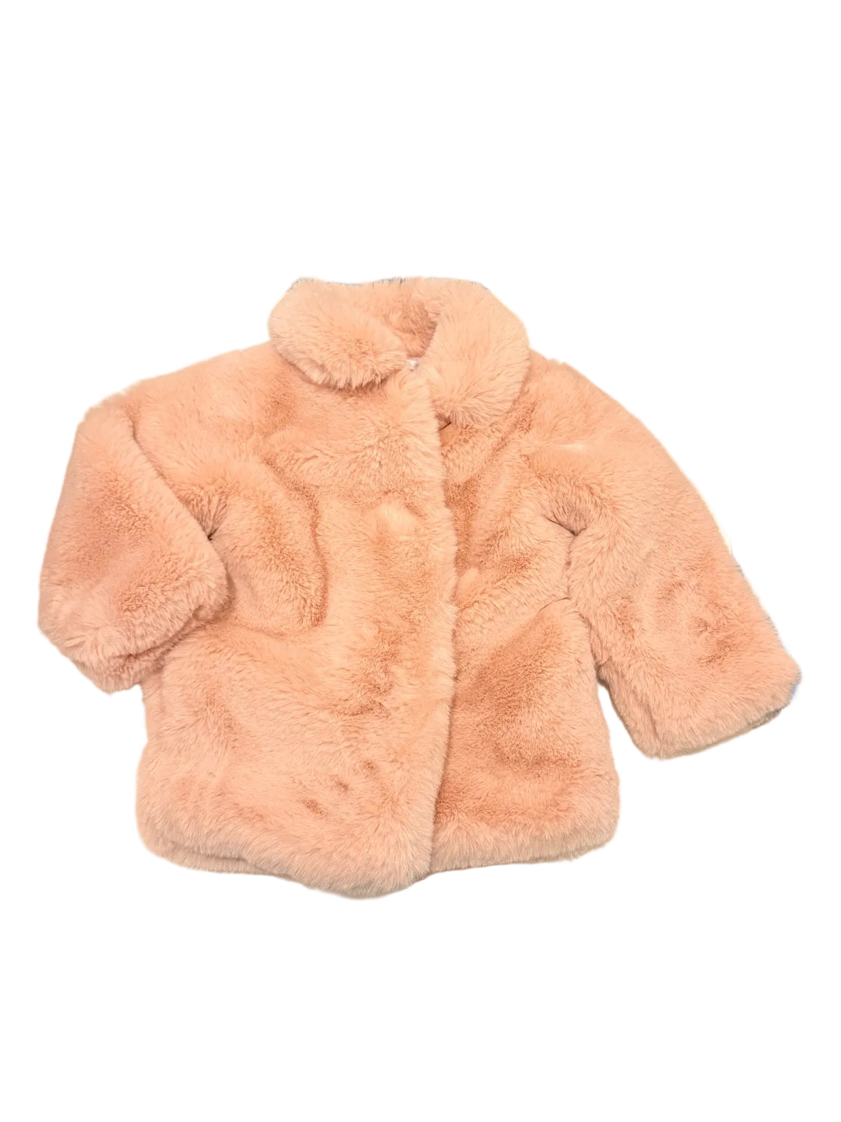 Baby Isabella Faux Fur Unicorn Jacket 3/4T
